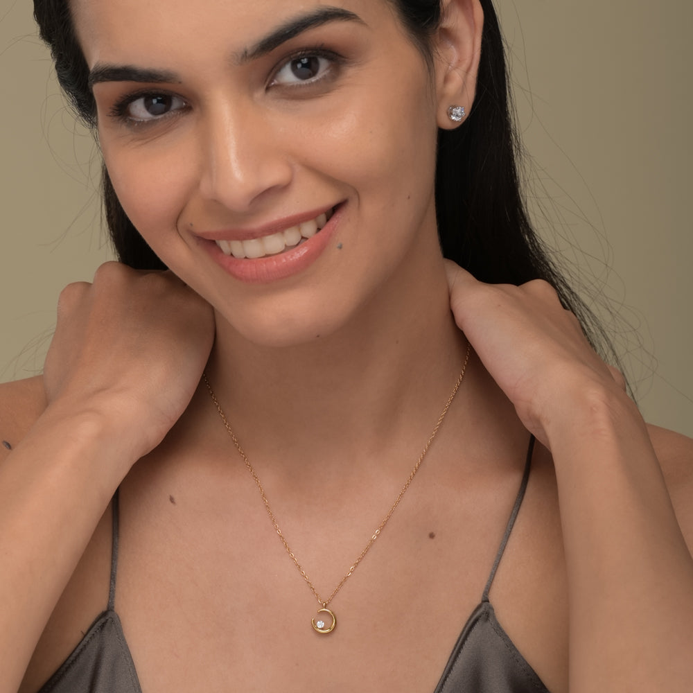 Moon Charm Necklace