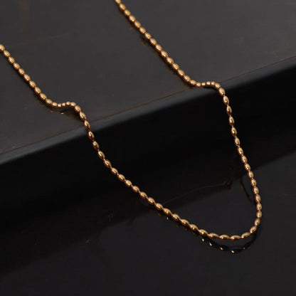 Gold Beaded Necklace