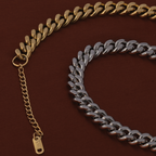 Bi-Metal Cuban Chain Necklace