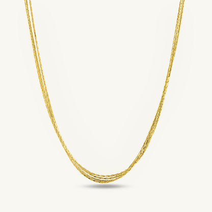 Golden Layered Choker