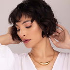 Crescent Arc Necklace