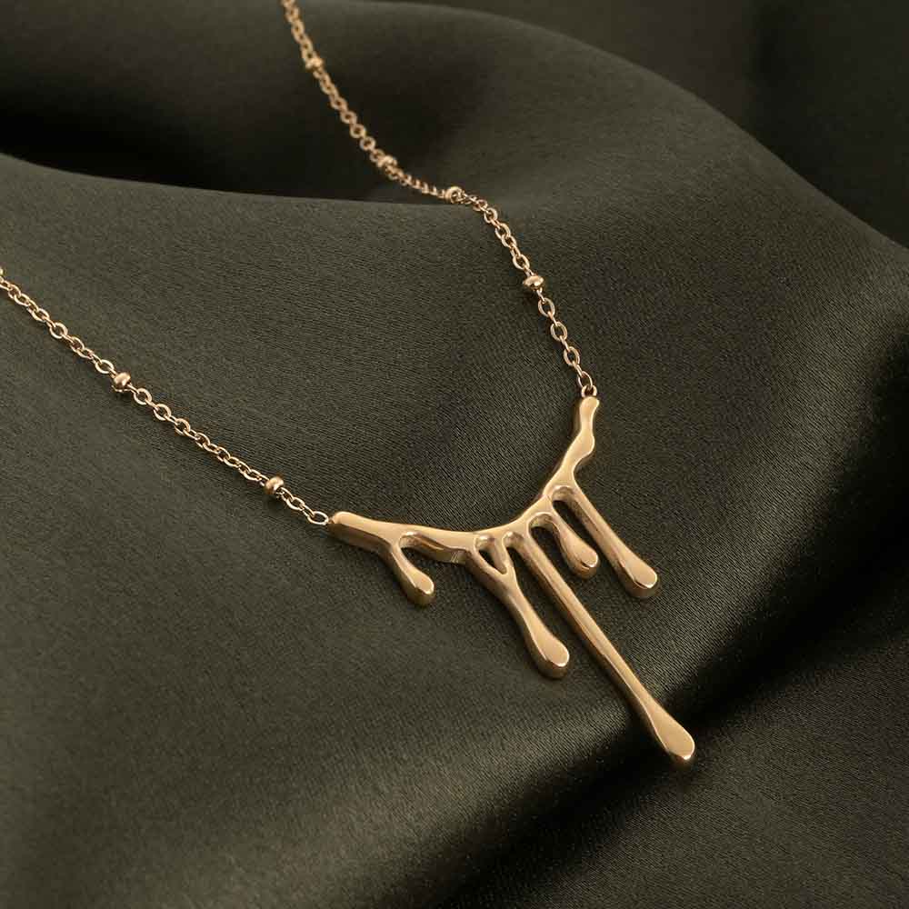 Golden Spill Necklace