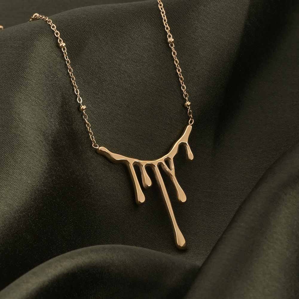 Golden Spill Necklace