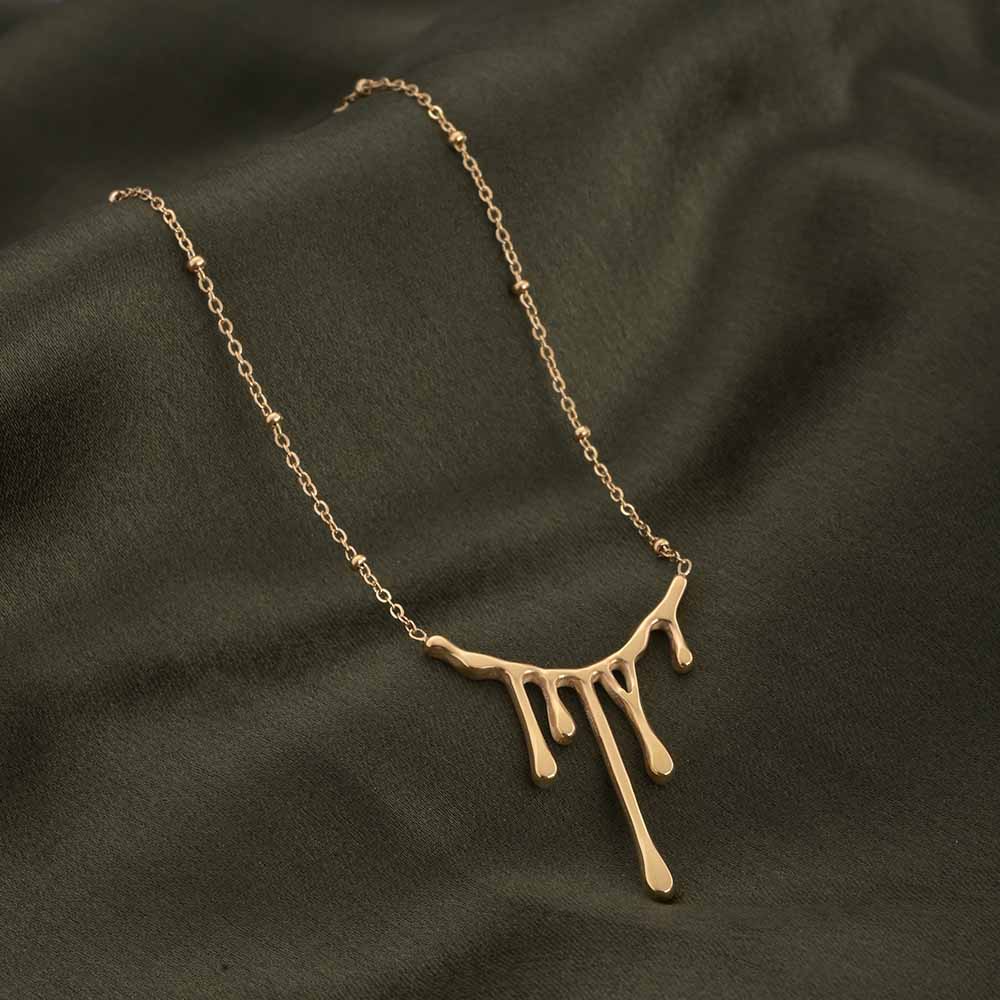 Golden Spill Necklace