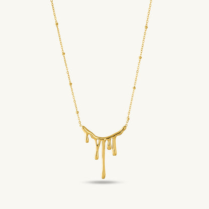Golden Spill Necklace