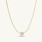 Delicate Diamond Studded Necklace Love Gift set