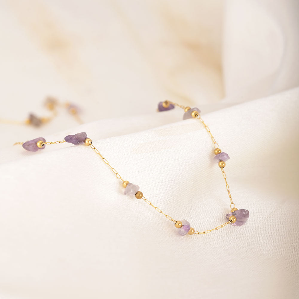 Amethyst Cascade Necklace