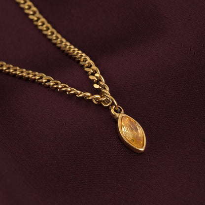Golden Eye Necklace