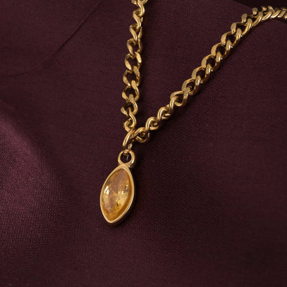 Golden Eye Necklace