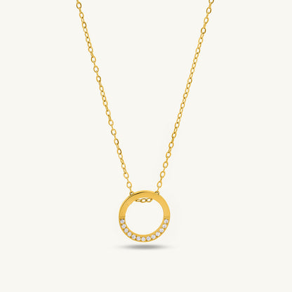 Gold Halo Necklace