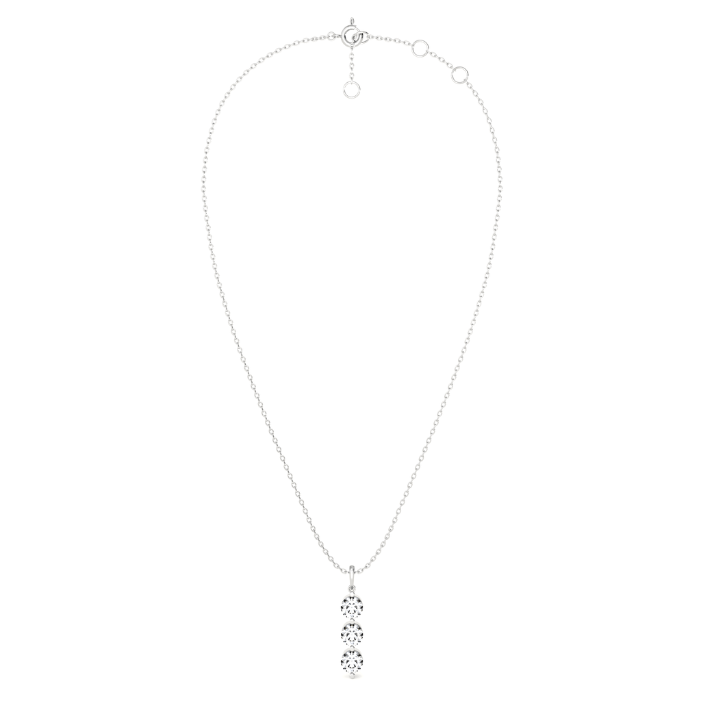 Triple Glow 9KT Gold Lab Grown Diamond Pendant