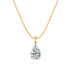 Aurora Teardrop 9KT Gold Lab Grown Diamond Pendant