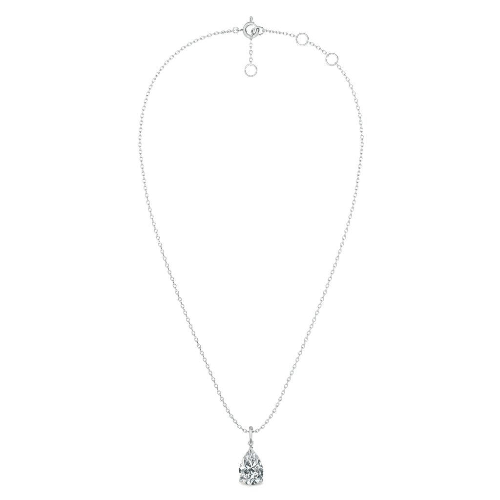 Aurora Teardrop 9KT Gold Lab Grown Diamond Pendant