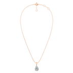 Aurora Teardrop 9KT Gold Lab Grown Diamond Pendant