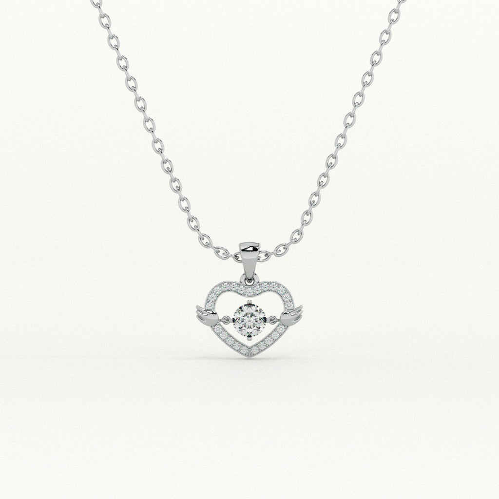 Love Locked Heart 925 Sterling Silver Necklace