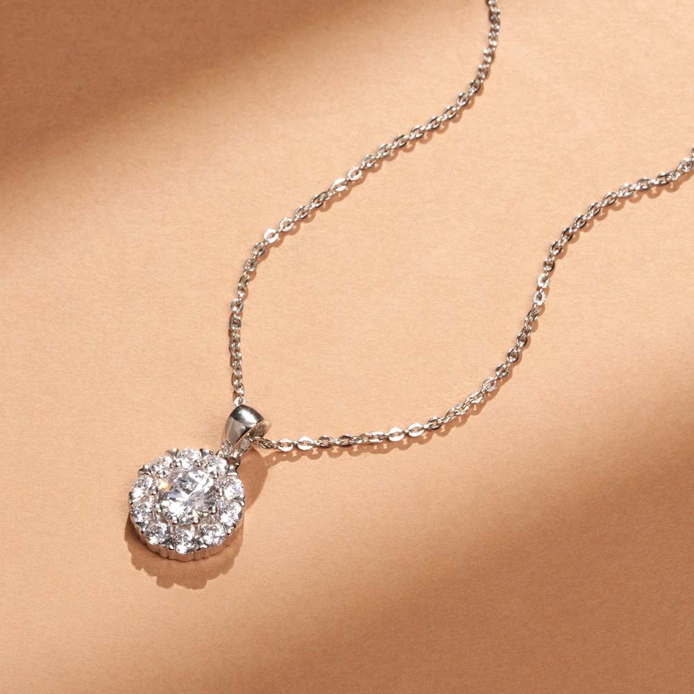 Luna Glint 925 Sterling Silver Shine Necklace