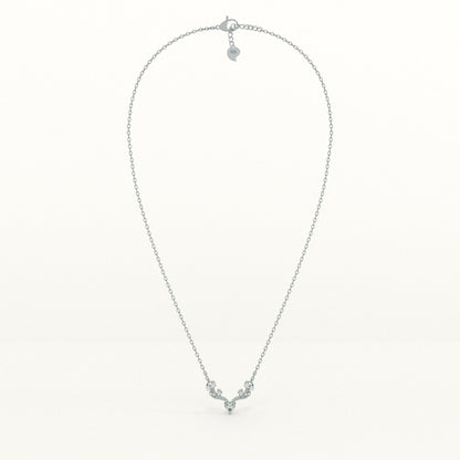 Crystal Wing 925 Sterling Silver Necklace