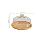Cake Stand With Glass Cloche 11 Inch