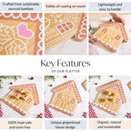 Ginger Bread House Serving Platter 12 Inch