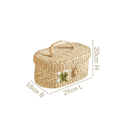 Kauna Grass Storage Basket – Eco-Friendly Handcrafted Organizer