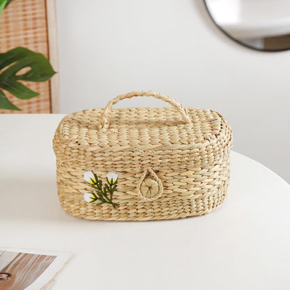 Kauna Grass Storage Basket – Eco-Friendly Handcrafted Organizer