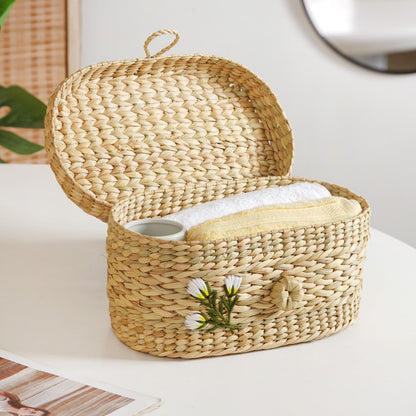 Kauna Grass Storage Basket – Eco-Friendly Handcrafted Organizer