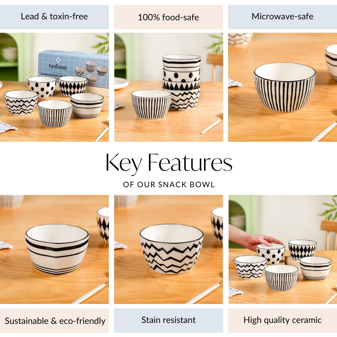 Noiri Snack Bowl Set Of 5 350ml