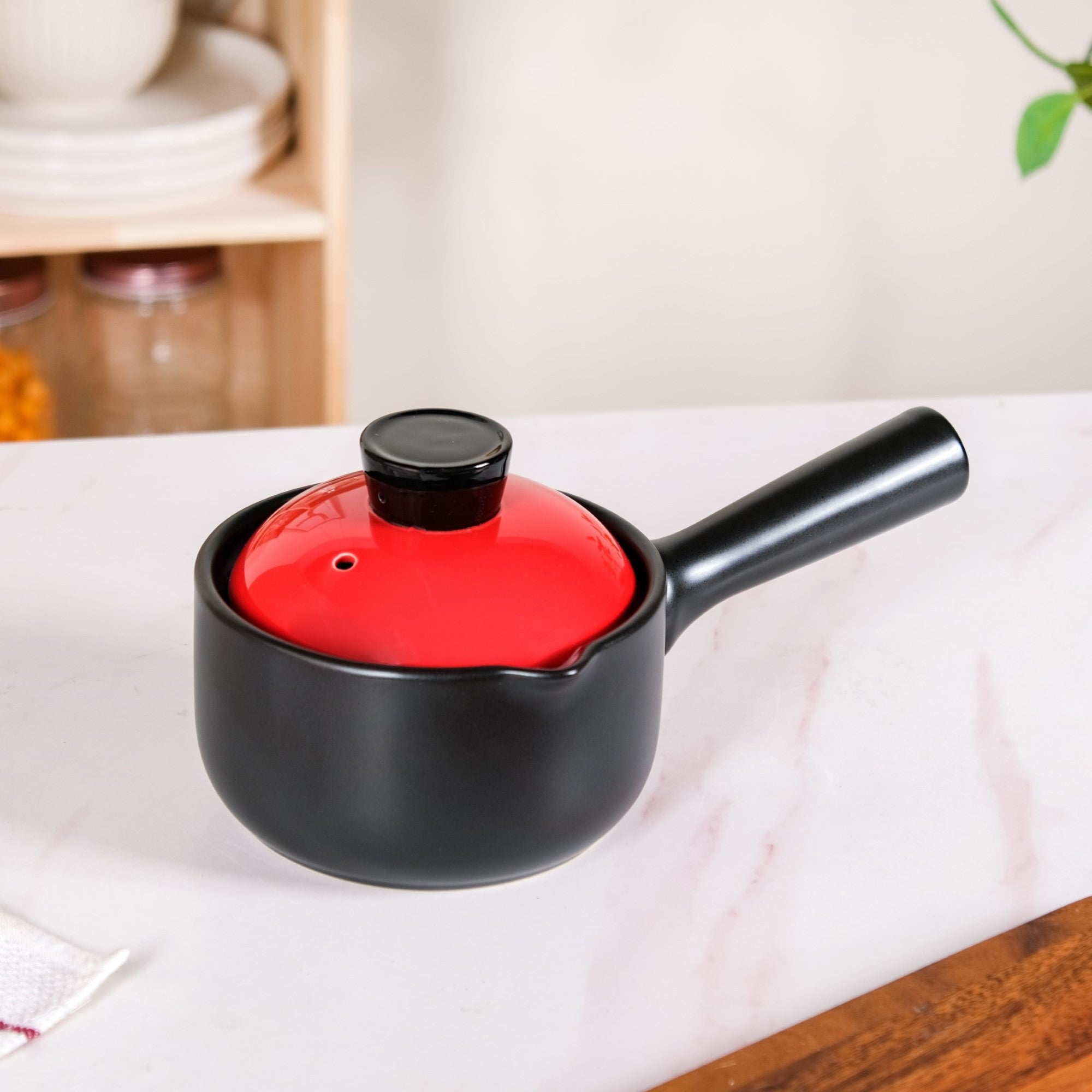 Rouge Ceramic Sauce Pan 1000ml