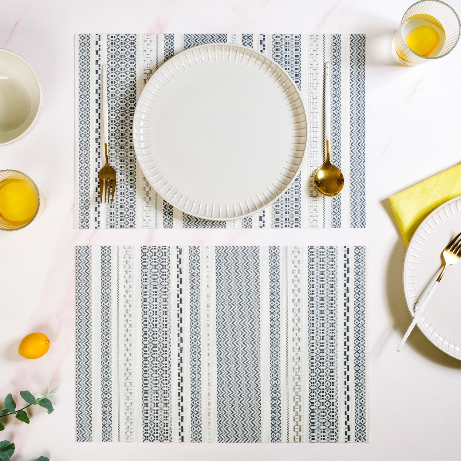 Nordic Dining Table Placement Set Of 6