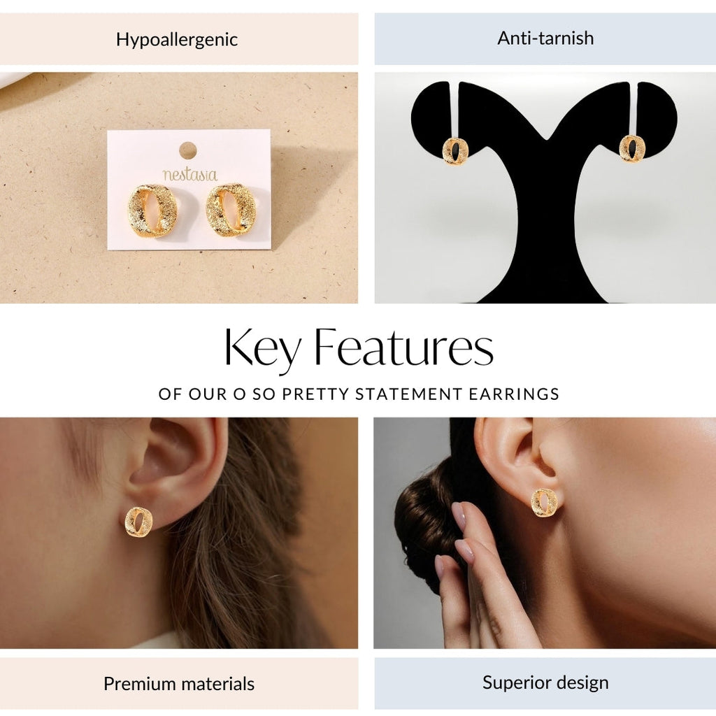 O So Pretty Statement Earrings