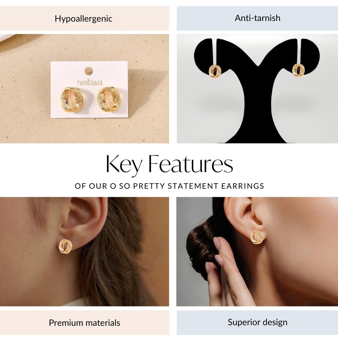 O So Pretty Statement Earrings