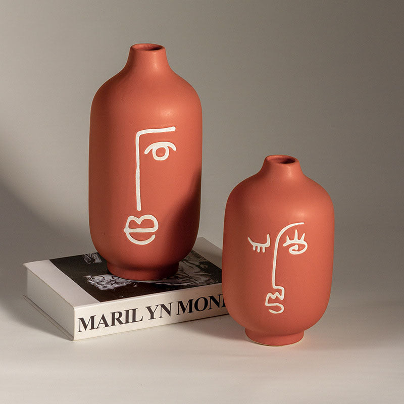 Artistic Face Vase Large