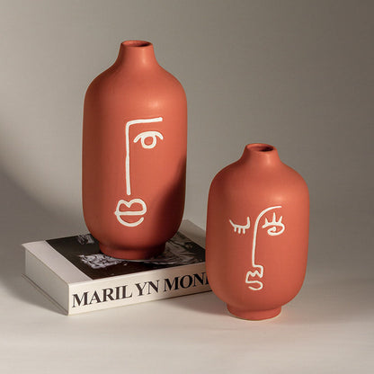 Artistic Face Vase Large