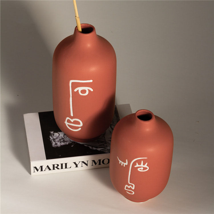 Artistic Face Vase Small