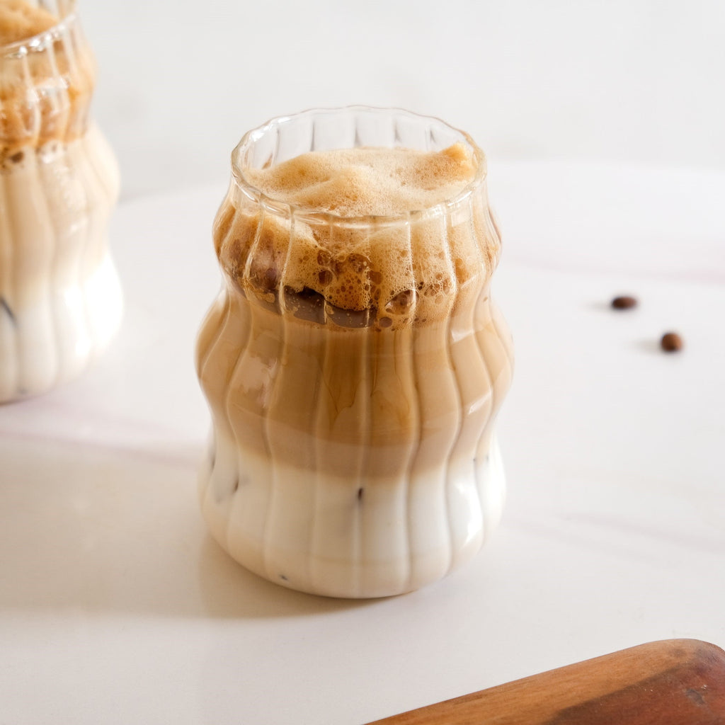 Ocean Waves Glass Tumblers Set Of 2 550ml