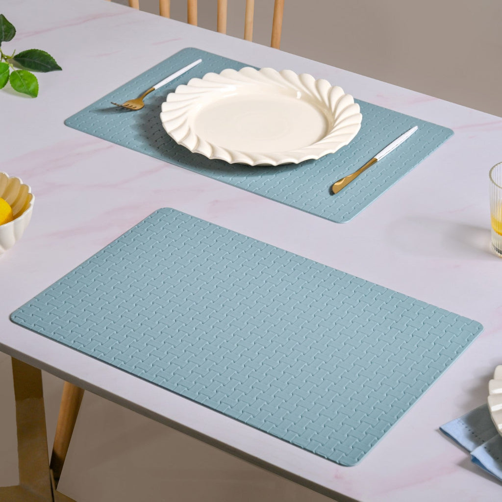 Ocean Blue Weave Placemat Set Of 6