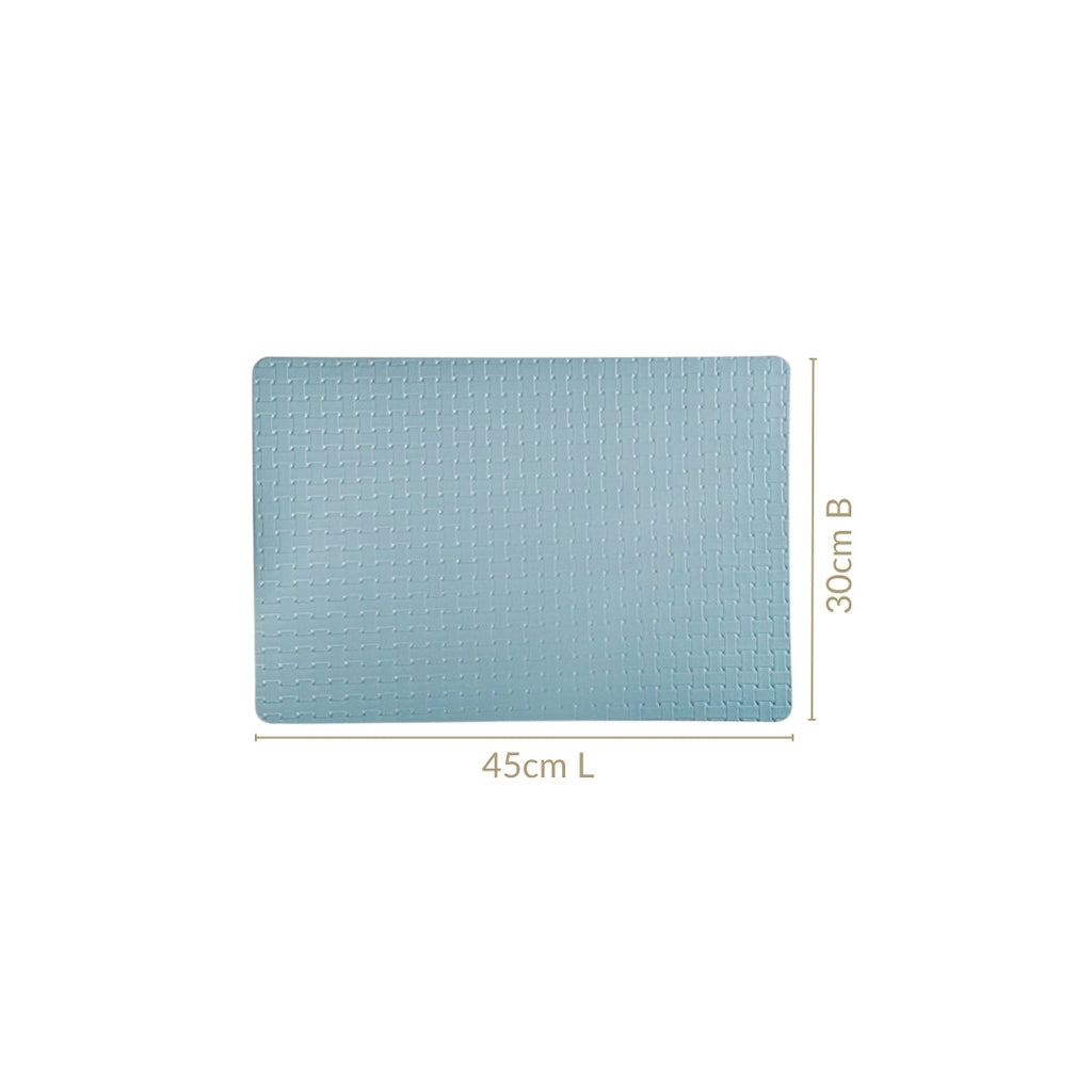 Ocean Blue Weave Placemat Set Of 6