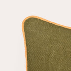 Cotton Cushion Cover Set Of 2 Olive