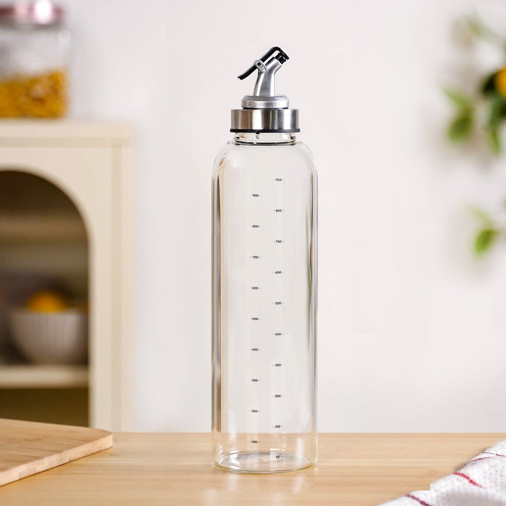 Oil Vinegar Dispenser Bottle With Detachable Nozzle 1000ml