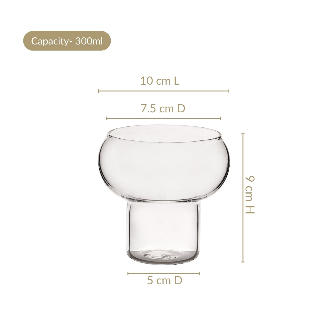 Orbit Stem Cocktail Glass Set Of 2 300ml