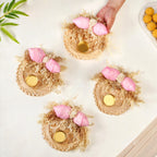 Organic Sola Lotus Tea Light Holder Pink Set Of 4