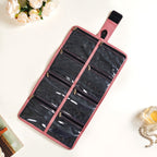 Foldable Pink Jewellery Organizer