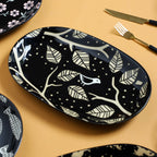 Oval Plates Black