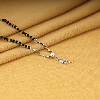 Oxidised Silver Immense Love Mangalsutra