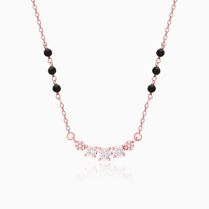 Rose Gold Zirconia Elegance Mangalsutra