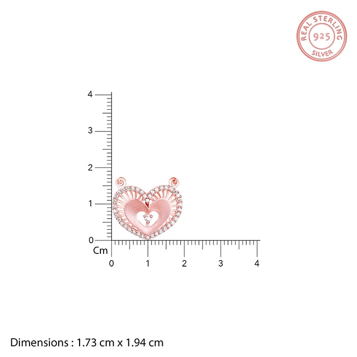 Anushka Sharma Rose Gold Love Affair Necklace