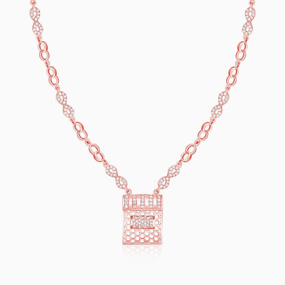 Rose Gold Endless Romance Necklace