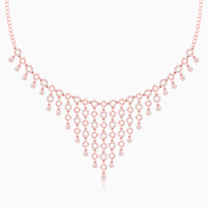 Anushka Sharma Rose Gold Queen Of Dreams Necklace