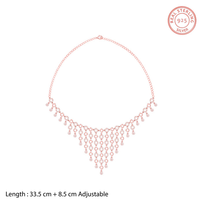 Anushka Sharma Rose Gold Queen Of Dreams Necklace