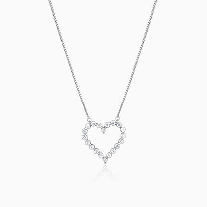 Silver Heart's Affection Necklace